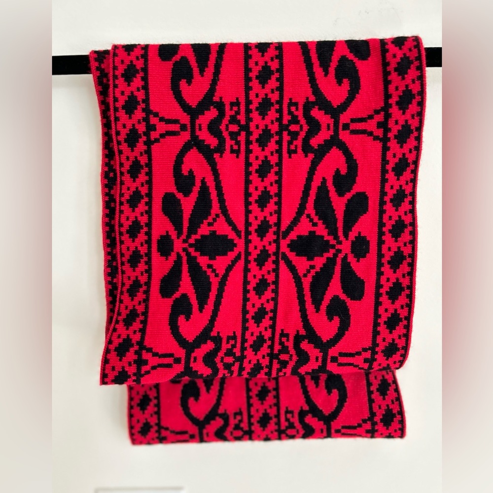 Red and Black Infinity Cowl Scarf - Belk - Picture 3 of 6